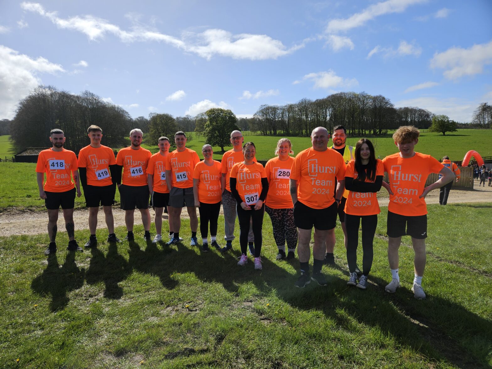 Hurst employees have taken part in various activities for Dove House Hospice