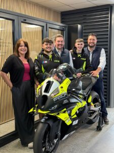 Jonny Campbell with the APS Team