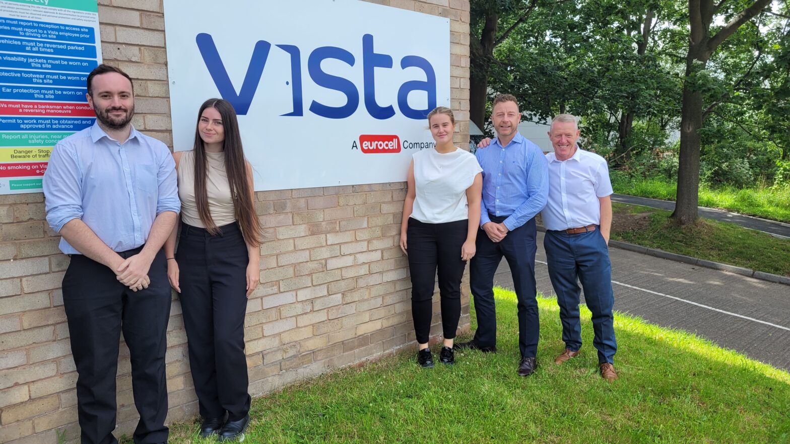Vista Panels Team Celebrating 30th anniversary