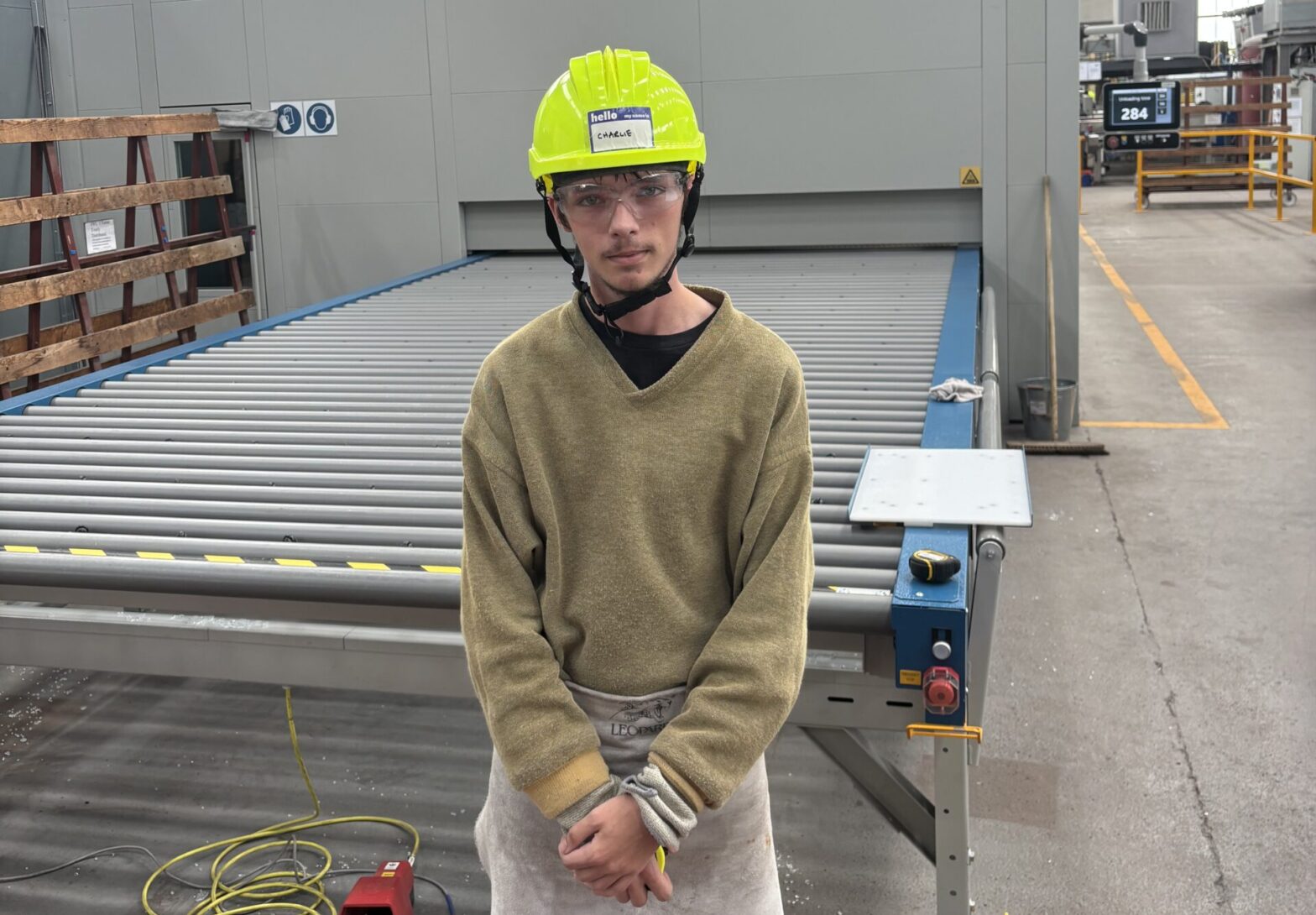 Four new Apprentice Glass Operatives have started at Forward Glass