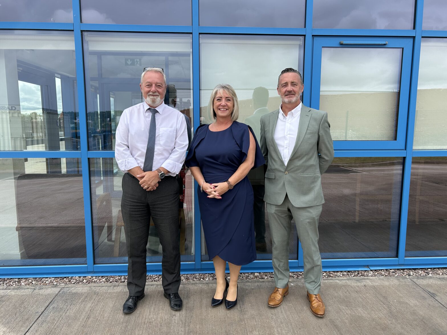 Steve Hopwood of CiiLOCK with Jess and Nigel from CAB