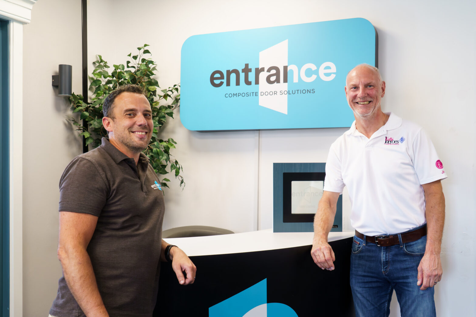 Gregory Kelly with Kelly's Heroes Founder John Hewitt