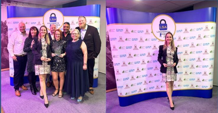 UAP celebrated two award wins at the Locksmith Awards