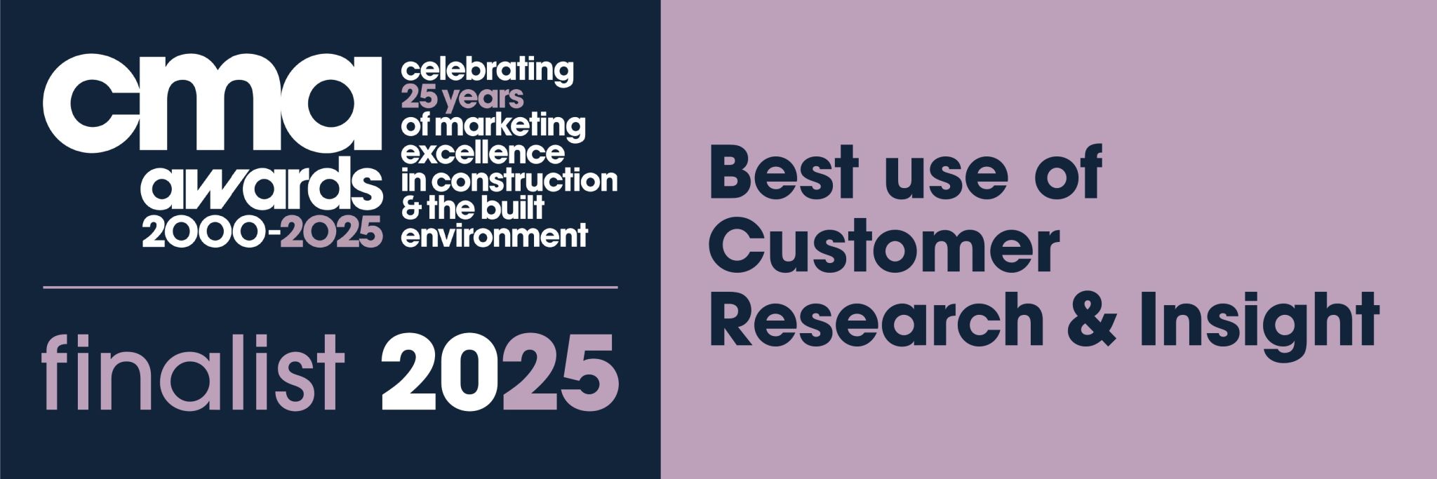 Breedon and MRA Research shortlisted for Construction Marketing Award 2025