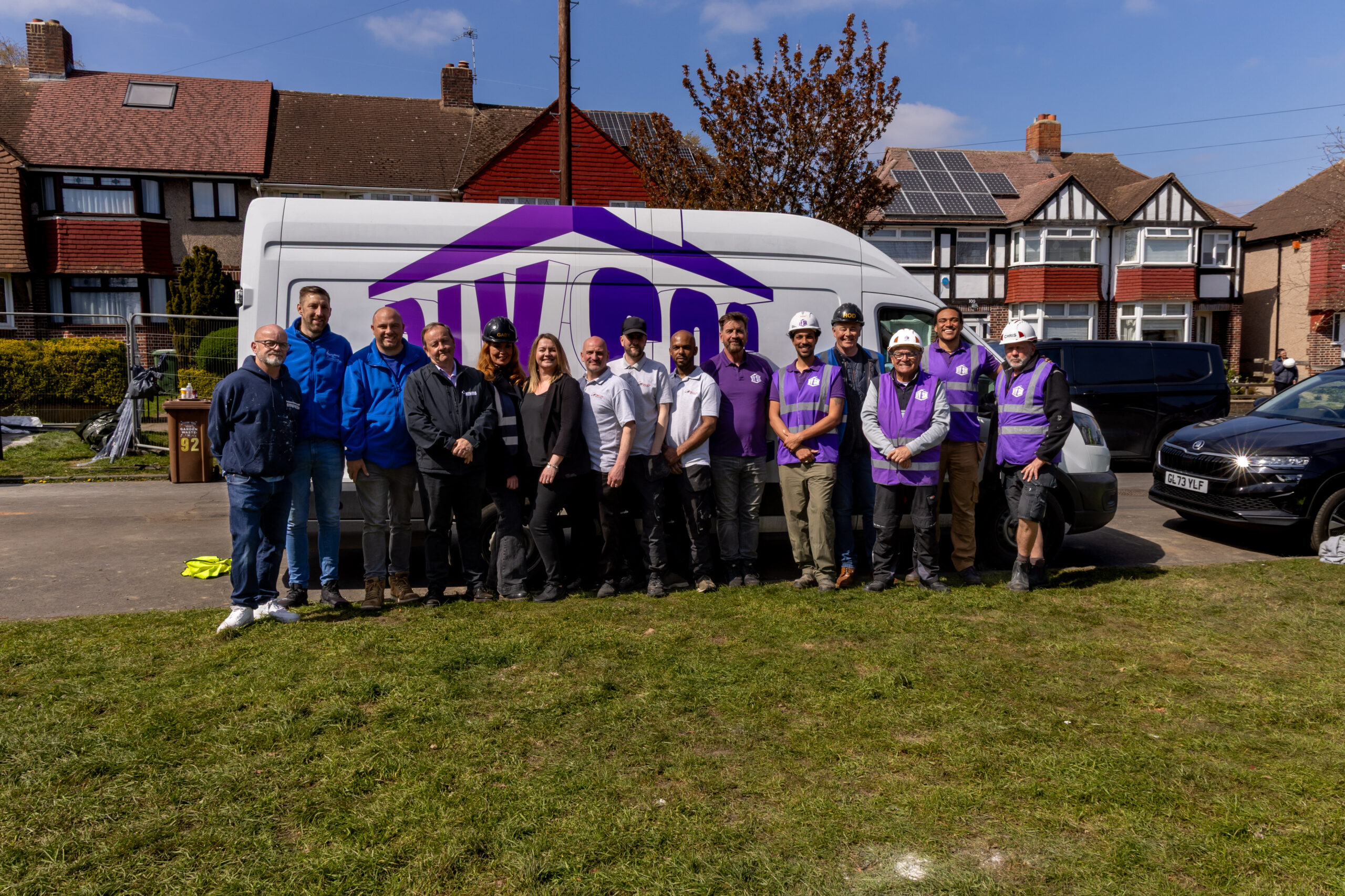 REHAU lent its support during an episode of DIY SOS