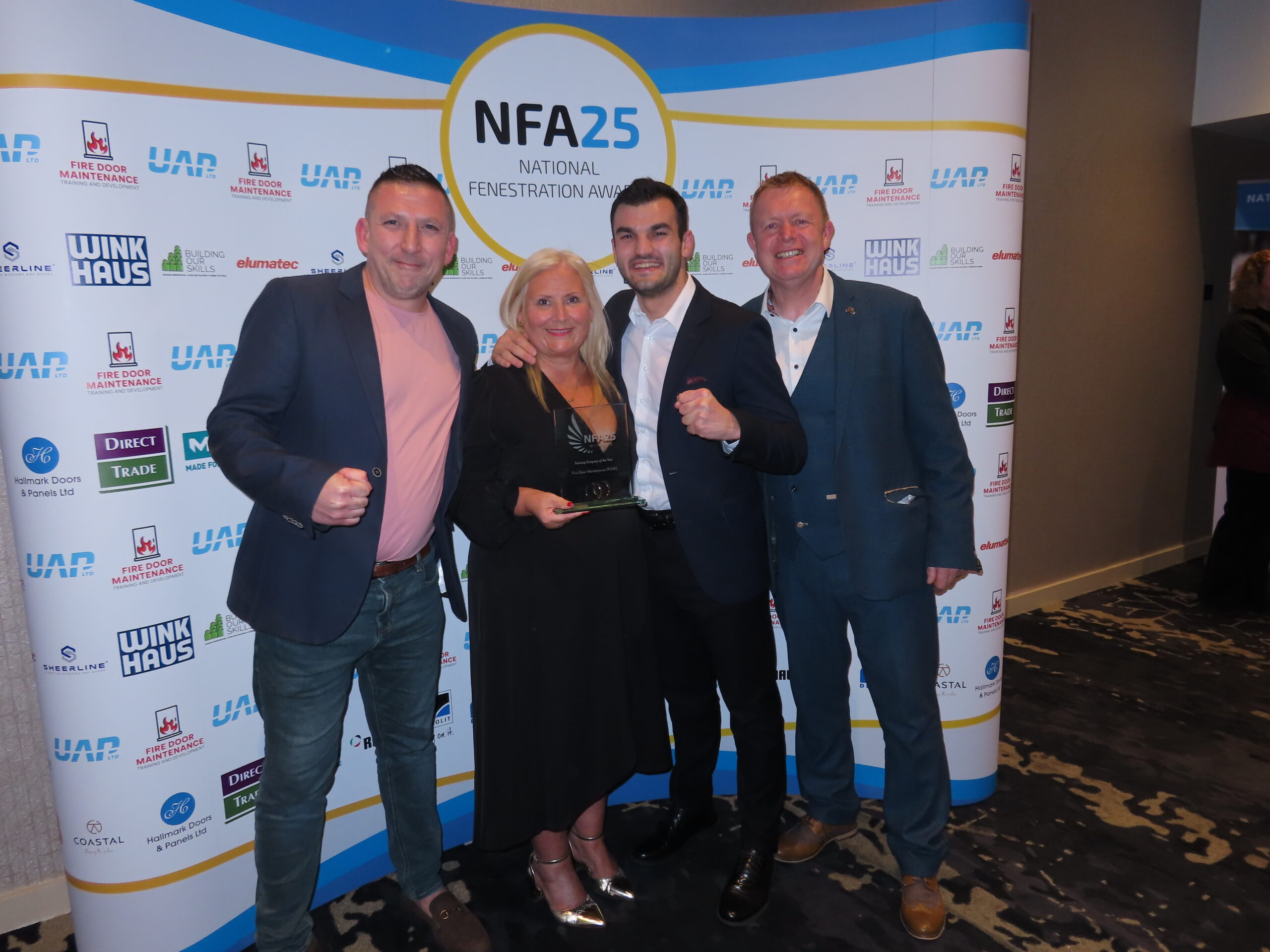 The FDM team at the National Fenestration Awards (NFA) 2025