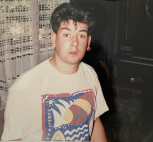 Vertik-Al's John Park-Davies in the 1980s