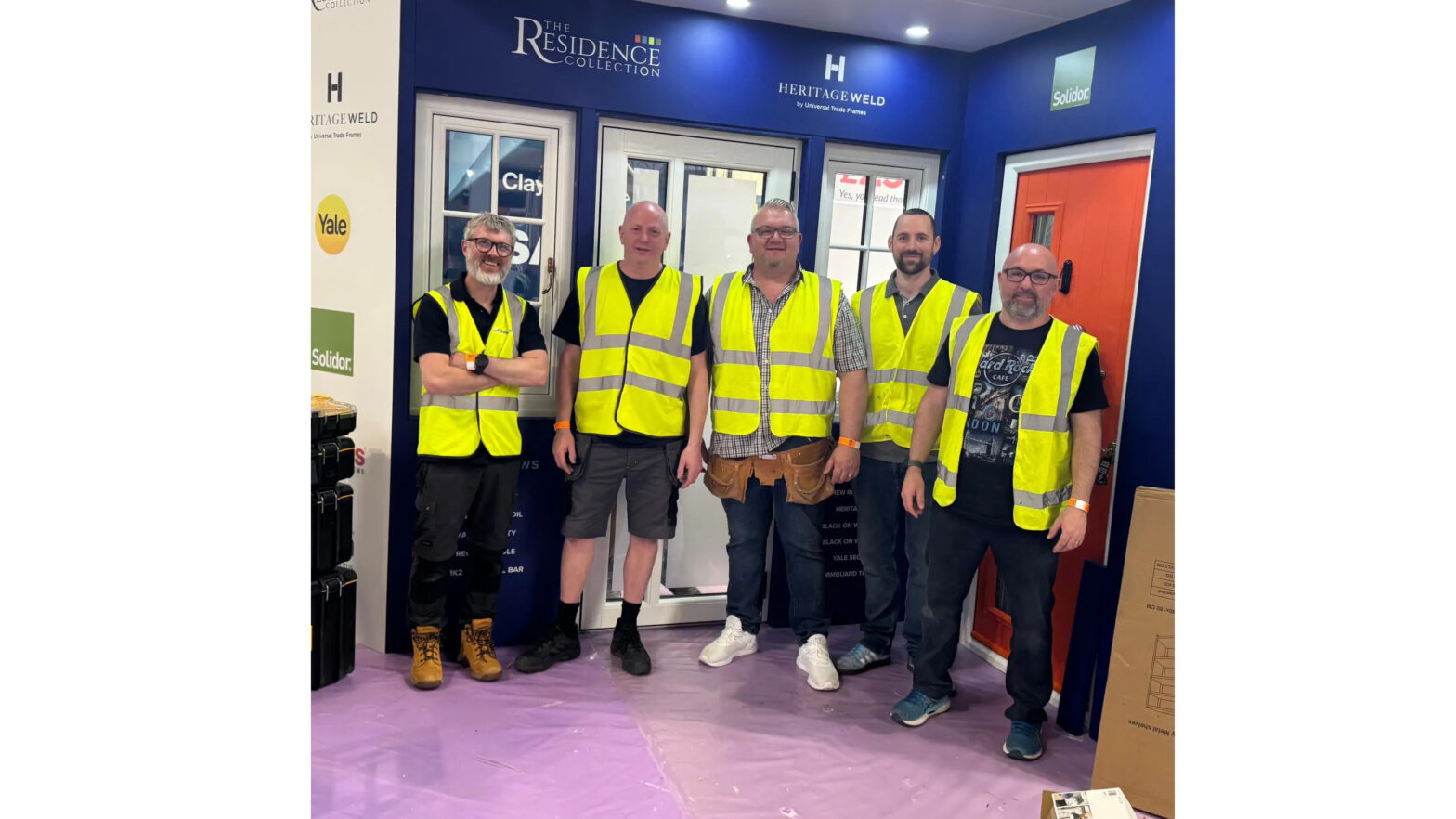 The Universal Trade Frames team at FIT Show 2025