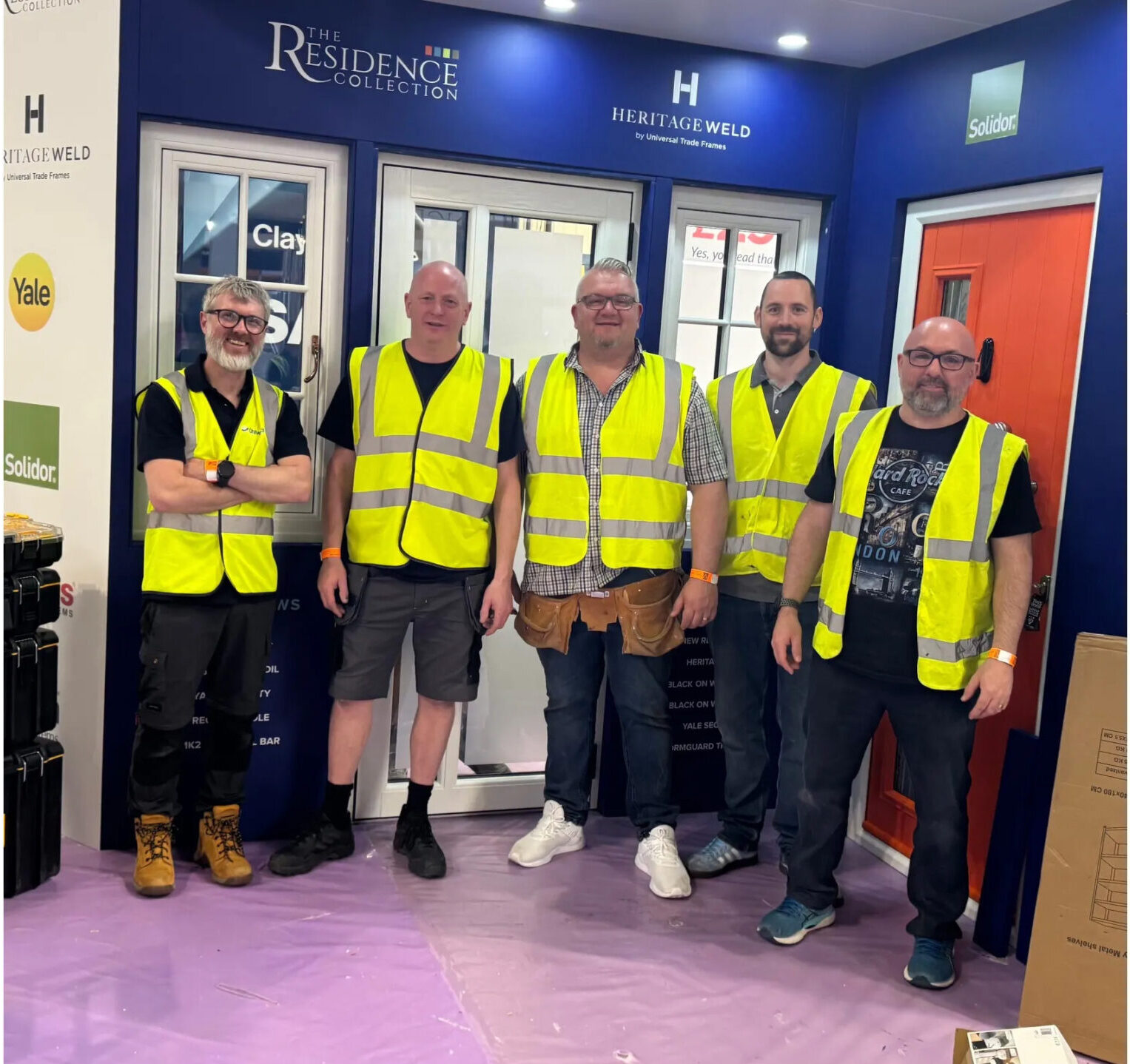 The Universal Trade Frames team at FIT Show 2025