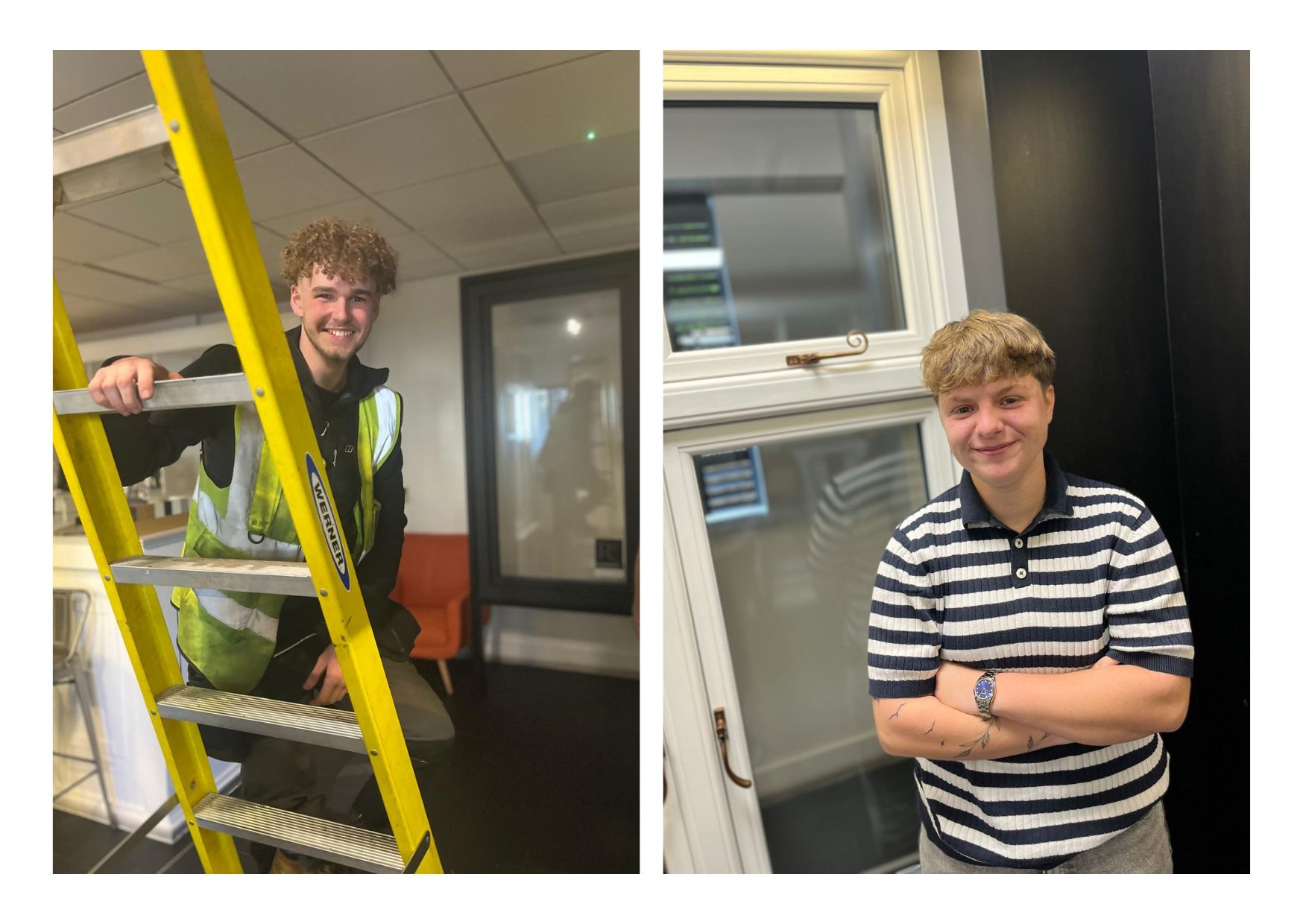 Will Evans-Baines and Evie Hughes - Two of The Residence Collection's apprentices