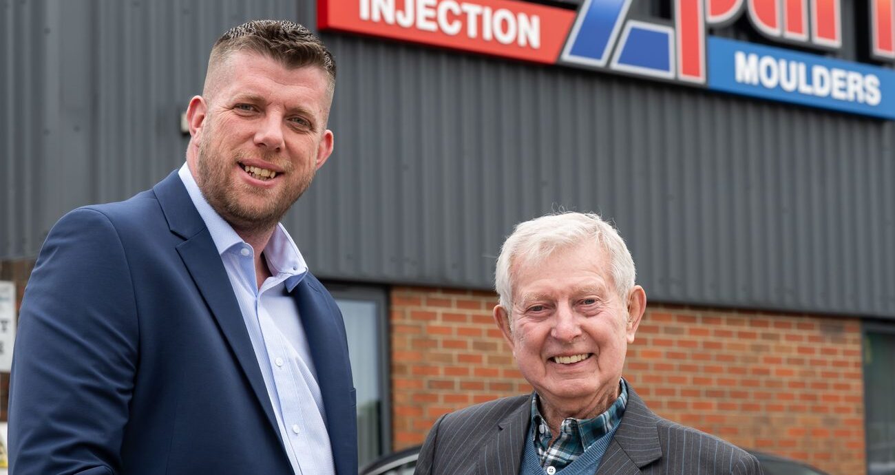 Wes Ball is welcomed to Glazpart by owner Ken Hanley