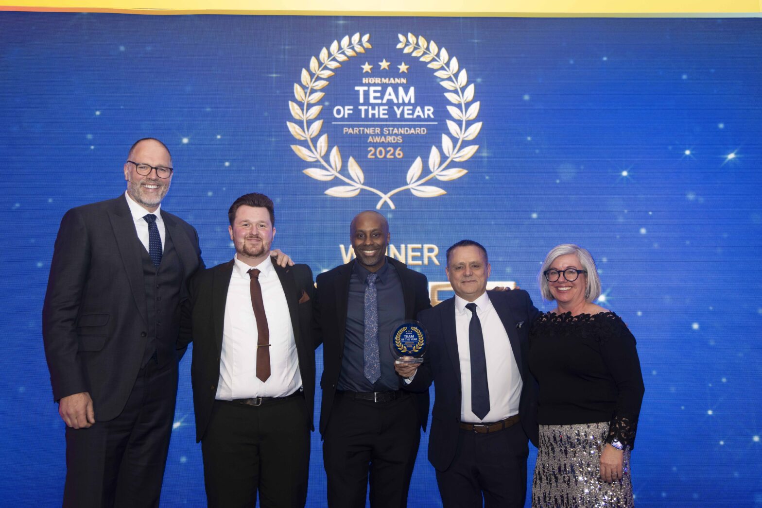 Doorfit was named Team of the Year at Hormann Partner Standards Awards 2026