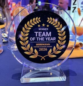 Doorfit was named Team of the Year at Hormann Partner Standards Awards 2026