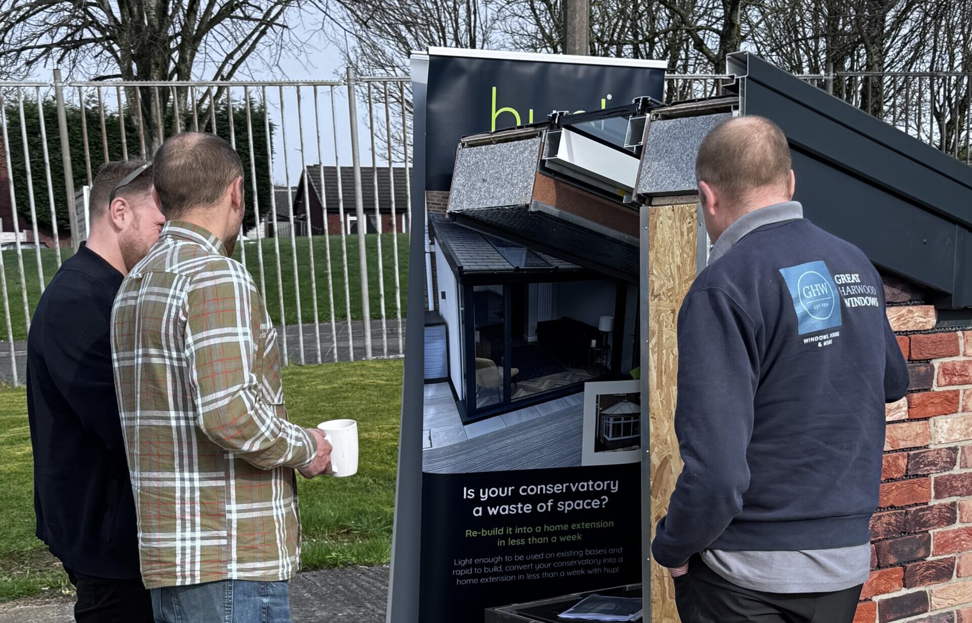 Attendees during the Great Harwood Windows Trade Morning