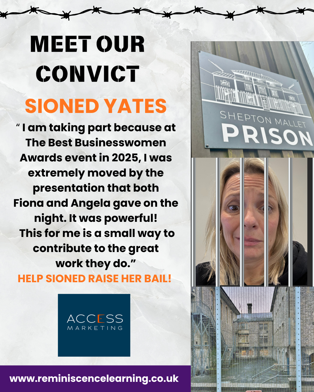 Sioned Yates' Raise Bail To Get Out Of Jail Posters