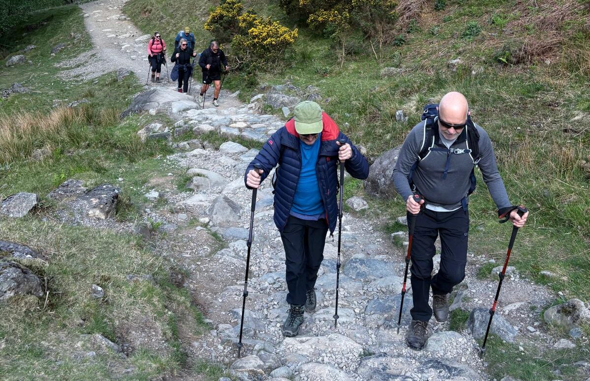 Andy Ball during one of the training weekends for the Inca Trail