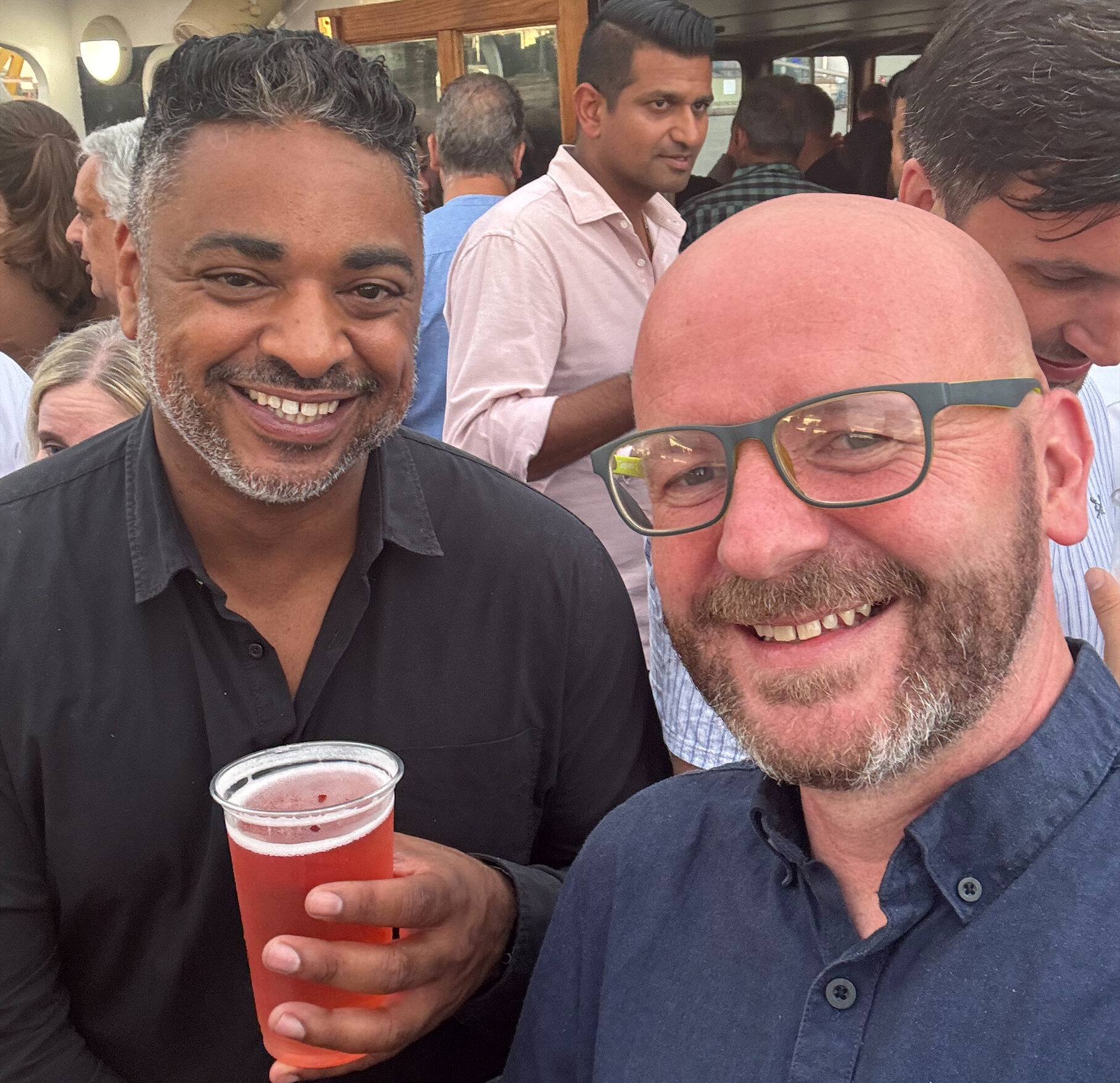 Our latest Star in the STY, Barry (Baz) Halpin (right) at PiGs London