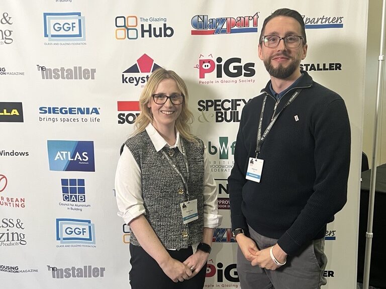 PiGs' Rachael Lewis and George Lewis at the Glazing Summit 2026