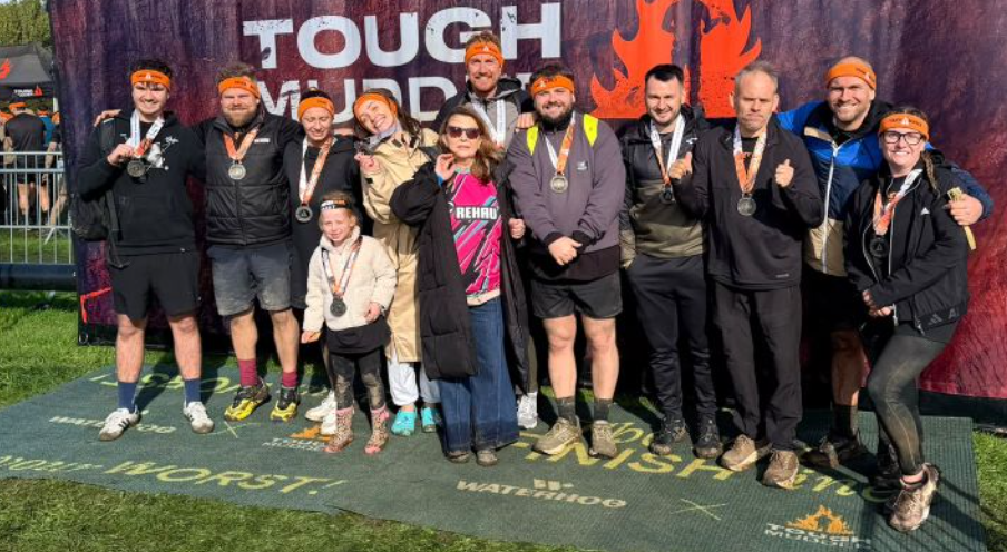 A team from REHAU completed the Tough Mudder Manchester
